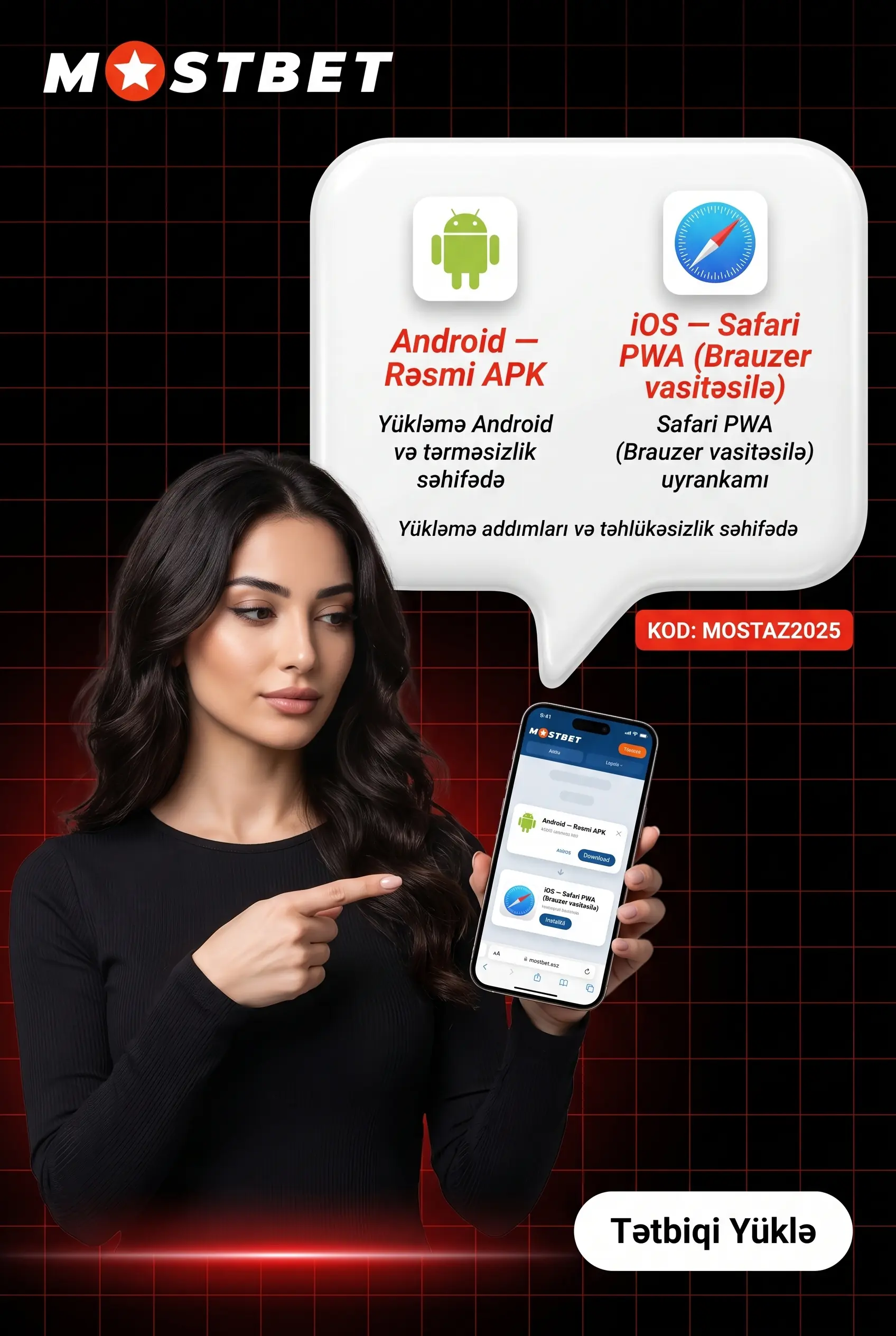 Android və iOS üçün Mostbet tətbiqi