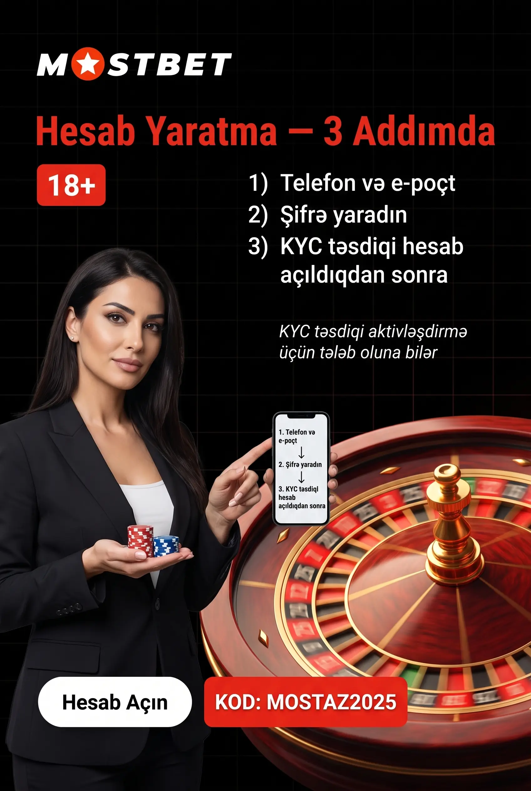 Hesab yaratma və yaş məhdudiyyəti