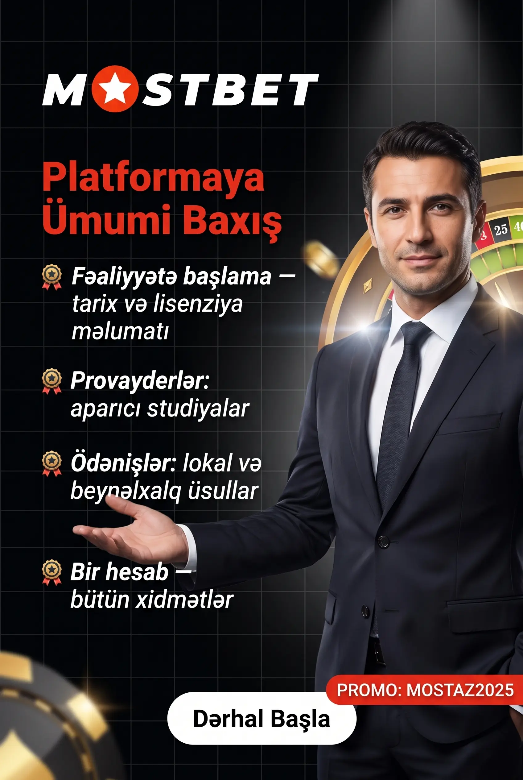Mostbet platforması haqqında ümumi baxış
